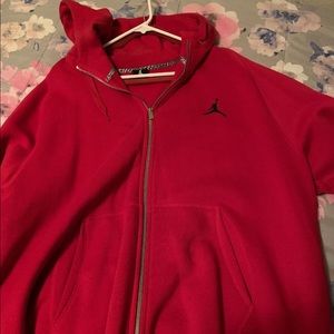 Jordan xxl red hoodie